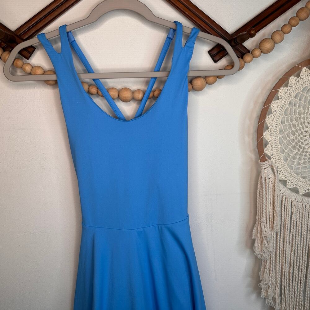 Fabletics Boost Performance Blue Athletic Dress - image 3